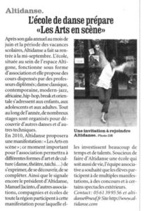 arts en scene depeche